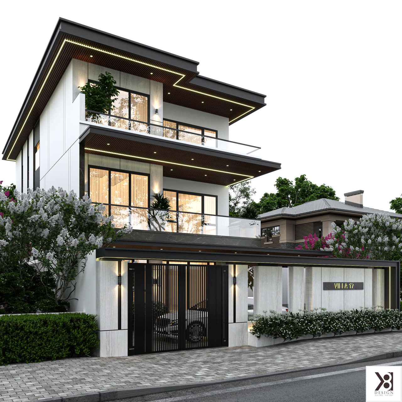 Thiết kế thi công villa Quảng Ninh dự án Quảng Yên X8Design