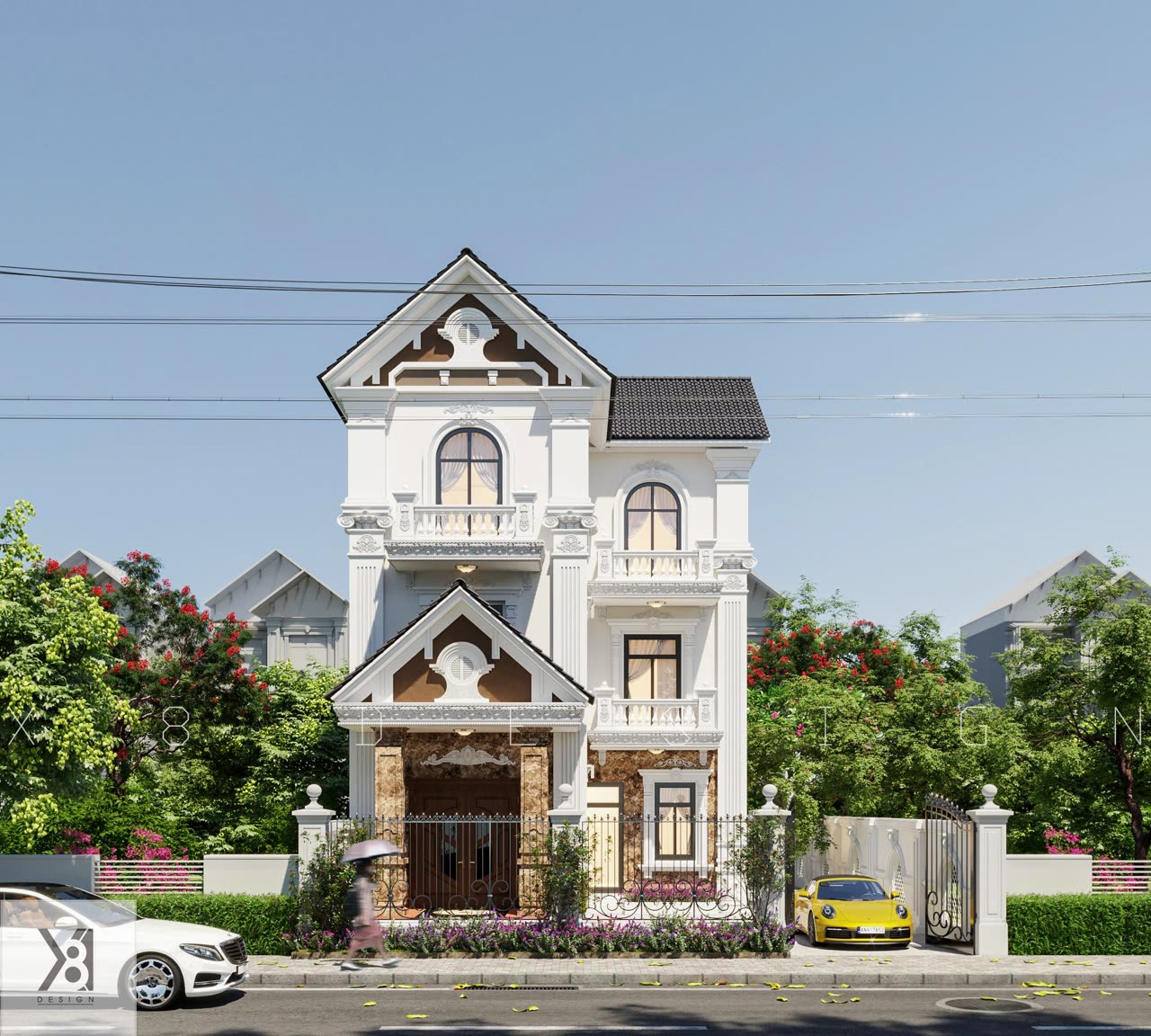 Xây nhà trọn gói quận Hoàng Mai do X8Design thực hiện