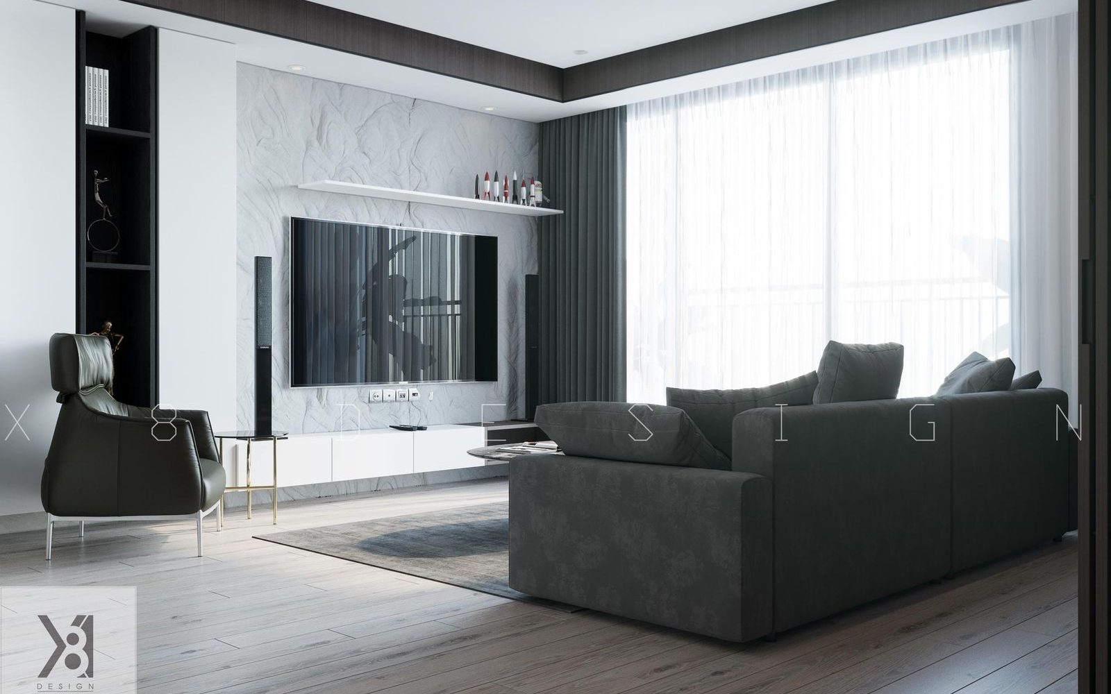 Thiết kế nội thất chung cư Center Point 110 Cầu Giấy - X8DESIGN