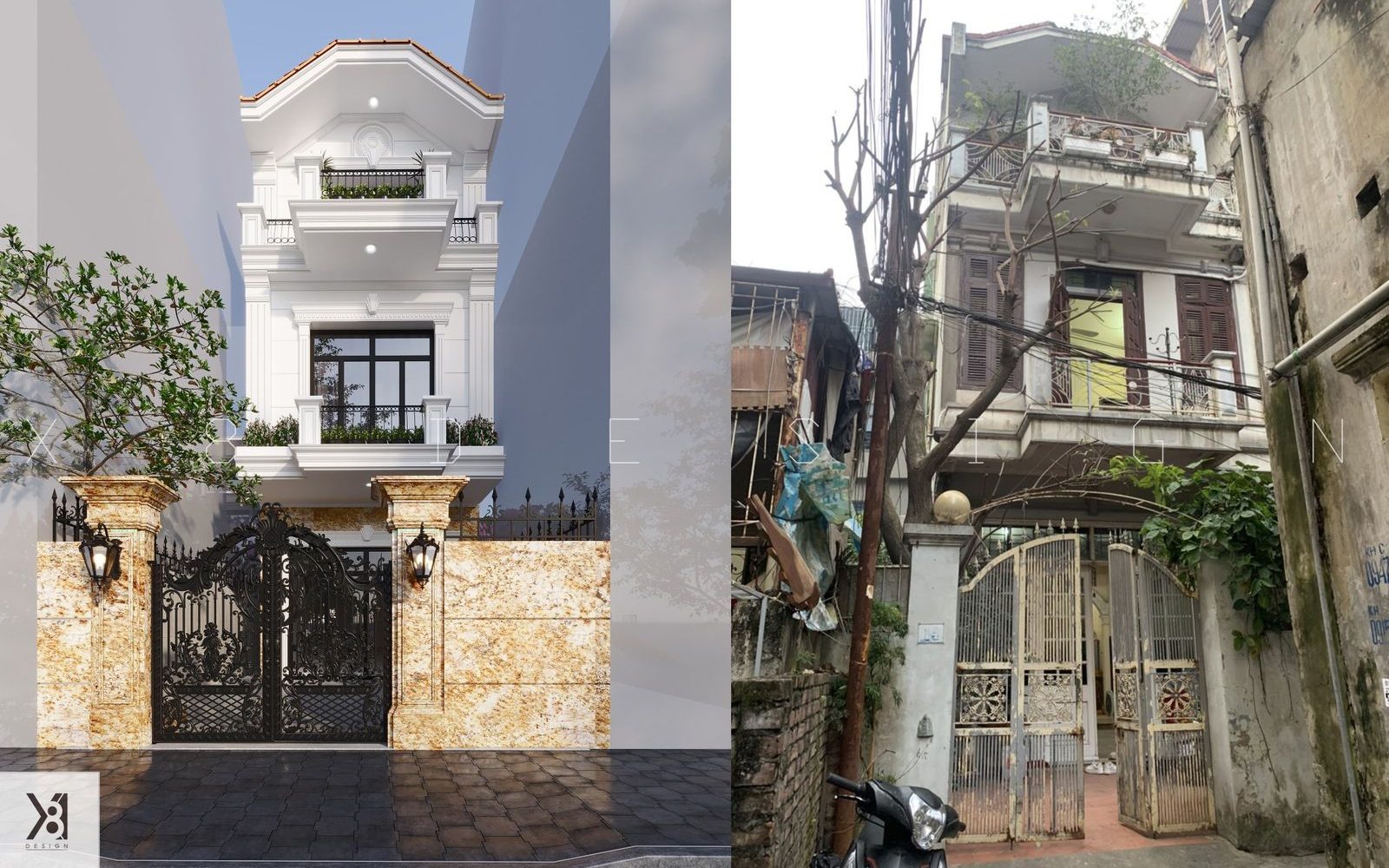 Cải tạo nhà phố tân cổ điển anh Châu - X8DESIGN