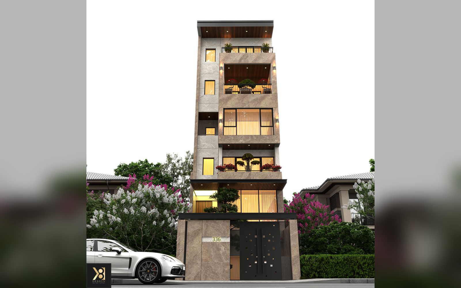 Thiết kế nhà phố hiện đại A Tuấn Anh - Hòn Gai Quảng Ninh - X8DESIGN