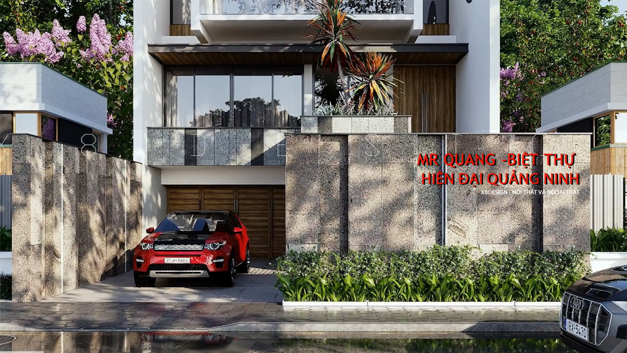 Thiết kế biệt thự hiện đại Quảng Ninh - X8DESIGN
