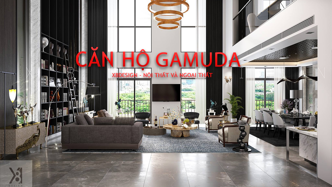 Thiết kế nội thất căn hộ Gamuda Gardens - X8DESIGN