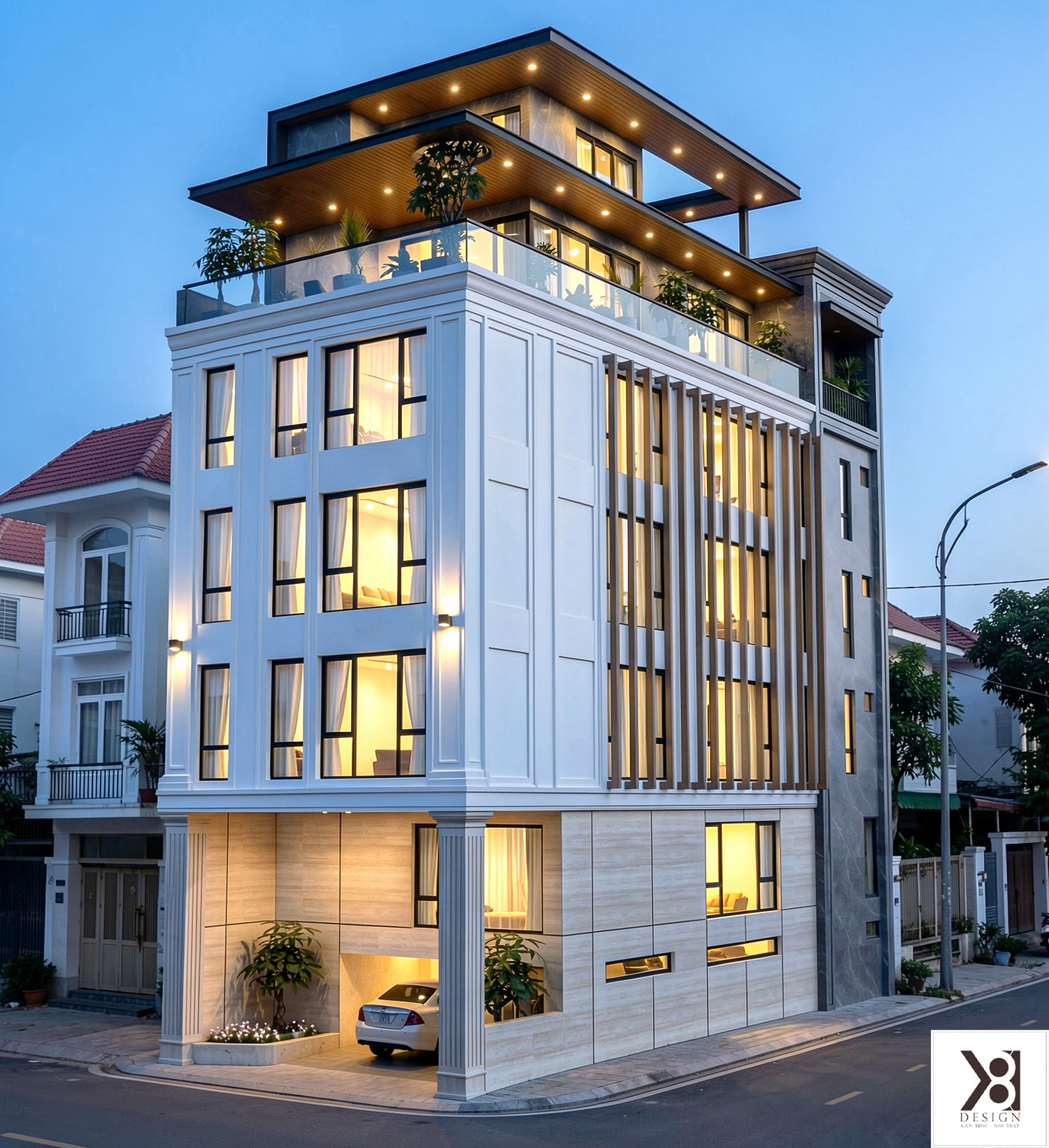 Thiết kế nhà phố hiện đại anh Nam - Hà Nội - X8DESIGN